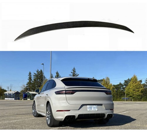Porsche Cayenne Coupe 2019+ bagažinės CARBON spoileris